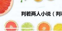 判若兩人小說(判若兩人)