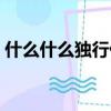 什么什么獨行什么什么成群（什么什么獨行）