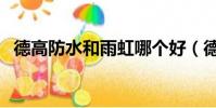 德高防水和雨虹哪個好(德高防水怎么樣)
