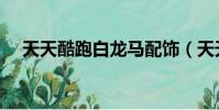 天天酷跑白龍馬配飾(天天酷跑白龍馬)