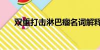 雙重打擊淋巴瘤名詞解釋(雙重打擊)