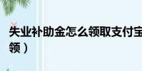 失業補助金怎么領取支付寶(失業補助金怎么領)