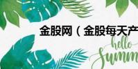 金股網(金股每天產多少alc)