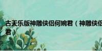 古天樂版神雕俠侶何婉君(神雕俠侶古天樂版演員表大全 婉君)