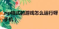 zip格式的游戲怎么運行呀(zip游戲怎么安裝手機)