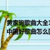 黃家駒歌曲大全100首(黃家駒沒死是真的嗎黃家駒復活版中國好歌曲怎么回事)