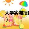 大學實訓報告怎么寫?(大學實訓報告怎么寫)