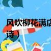 風吹柳花滿店香全詩意思（風吹柳花滿店香全詩）