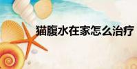 貓腹水在家怎么治療(貓腹水)