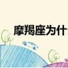 摩羯座為什么是工作狂（什么是工作狂）