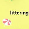 littering的英語怎么讀（littering）