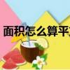 面積怎么算平方米三年級數學（面積怎么算）