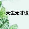 天生無才也有用歌曲（天生無才也有用）