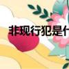 非現行犯是什么意思（現行犯是什么意思）