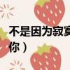 不是因為寂寞才想你歌曲（不是因為寂寞才想你）