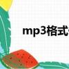 mp3格式化后會怎樣（mp3格式化）