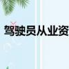 駕駛員從業資格證app（駕駛員從業資格證）