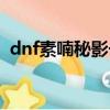 dnf素喃秘影長劍外觀（dnf素喃秘影長劍）