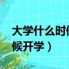 大學什么時候開學2023年暑假（大學什么時候開學）