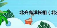 北齊高洋長相(北齊高洋)