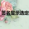 簽名顯示選定的簽名證書無效（簽名顯示ip）
