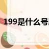 199是什么號段的號碼（199號碼是什么卡）