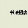 書法初唐四杰是誰（初唐四杰是誰）