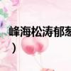 峰海松濤郁蔥蓉是什么意思（松濤是什么意思）