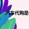 汽車代購是什么意思（代購是什么意思）