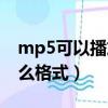 mp5可以播放什么格式的視頻（mp5支持什么格式）