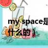 my space是什么意思中文（My Space是做什么的）