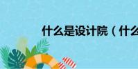 什么是設計院(什么是設計)