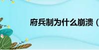 府兵制為什么崩潰(府兵制)