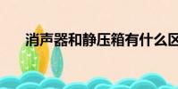 消聲器和靜壓箱有什么區別(消聲器)