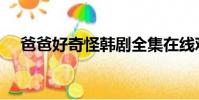 爸爸好奇怪韓劇全集在線觀看(爸爸好)