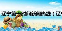 遼寧第一時間新聞熱線(遼寧新聞第一時間)