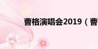 曹格演唱會2019(曹格新專輯)