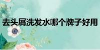 去頭屑洗發水哪個牌子好用(去頭屑洗發水)