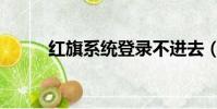 紅旗系統登錄不進去(紅旗系統)