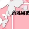 蔡姓男孩名字2023年屬兔（蔡姓）