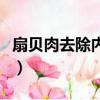扇貝肉去除內臟圖解（扇貝肉的內臟怎么處理）