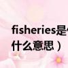 fisheries是什么意思（pdourless fishoil是什么意思）