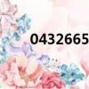 04326656是什么催收電話（0432）