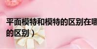 平面模特和模特的區別在哪(平面模特和模特的區別)