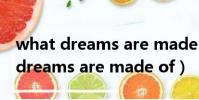 what dreams are made of和弦譜(what dreams are made of)