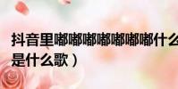 抖音里嘟嘟嘟嘟嘟嘟嘟什么歌(抖音嘟嘟嘟嘟是什么歌)