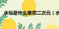 水仙是什么意思二次元(水仙是什么意思)