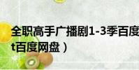 全職高手廣播劇1-3季百度網盤(全職高手txt百度網盤)