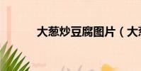 大蔥炒豆腐圖片(大蔥炒豆腐)