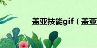 蓋亞技能gif(蓋亞技能表)